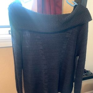 Off the shoulder sweater